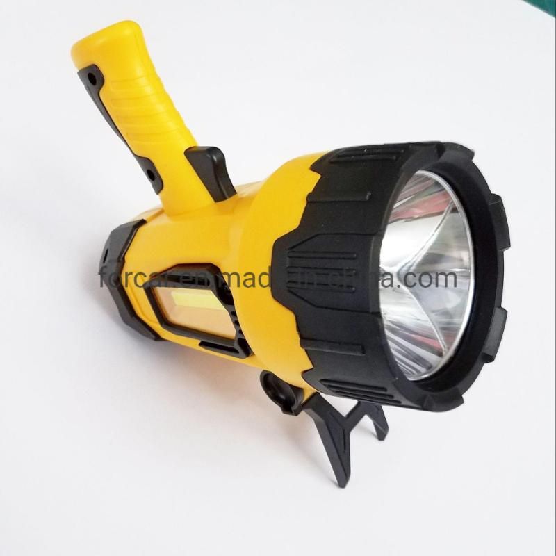 Wholesale Emergency Searchlight Portable LED Spotlight Outdoor Flashlight High Power Charging T6 Patrol Minor Fishing Handheld COB LED Work Light