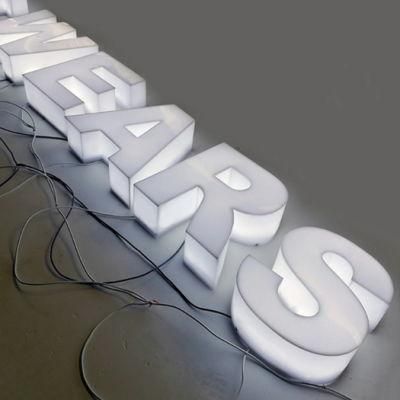 3D External Advertising Block Logo Sign LED Acrylic Letters