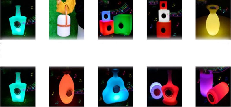 LED Decor LED Bluetooth Speaker with Colorful Changing for Decoration