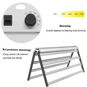 600W Full Spectrum Waterproof IP65 Samsung Chip LED Grow Light Bar with 180 Degrees Foldable for Indoor Plant