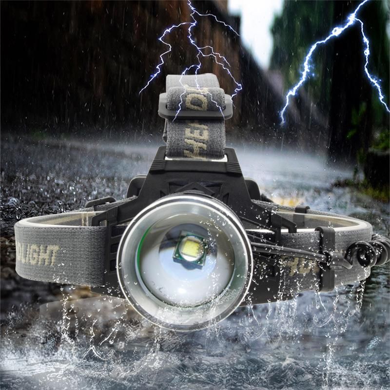 New USB Zoom Headlight T6 P50 Rechargeable Headlight