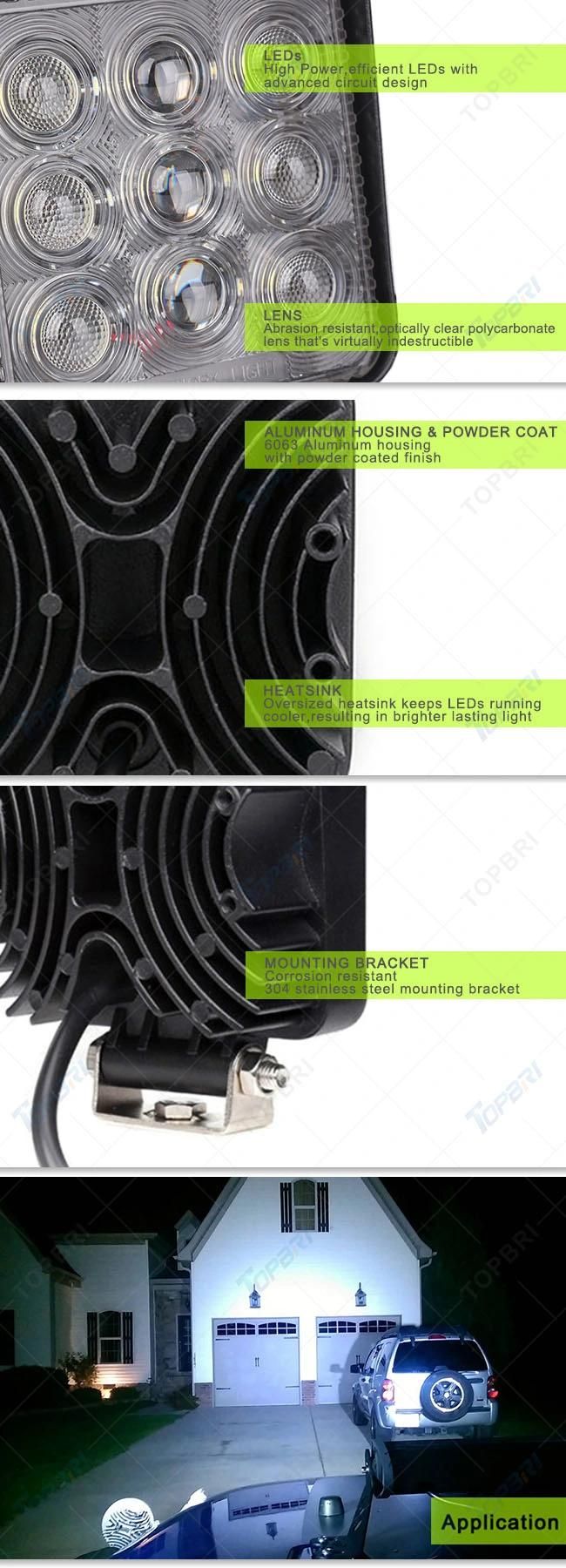 New 4" 24V 27W off-Road Truck LED Combo Driving Light