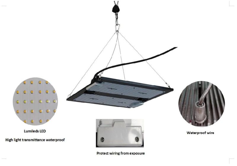 Adjustable 120W Plant Grow Panel Lamp Farming Greenhouse Horticulture Garden LED Grow Light & GOST