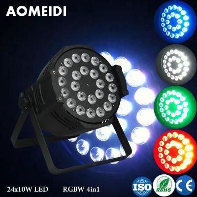 RGBW 4in1 24X10W LED Lamps PAR Lights Stage Party Equipment