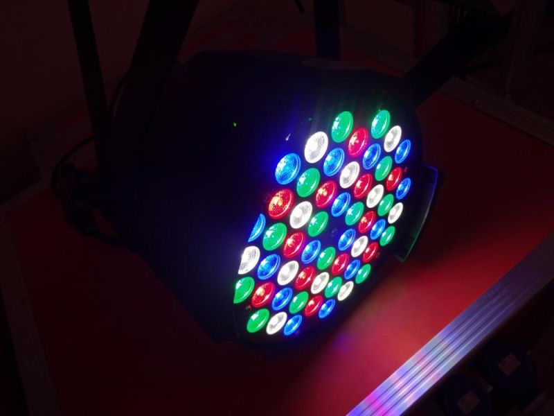 54PCS 3W RGBW PAR Can Mixing Stage Effect DJ Stage LED PAR Light