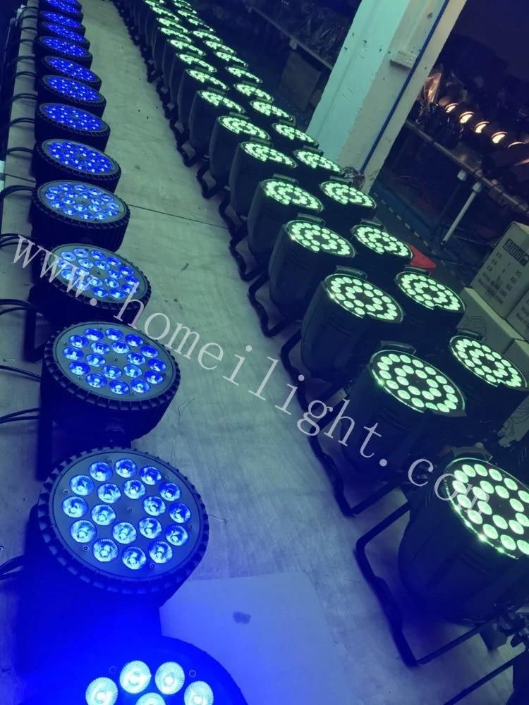 LED Stage Lights DJ Lighting PAR Can Lighter PAR RGBW4in1 Full Color 18PCS*12W PAR Light Uplighter