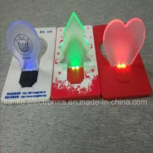 Promotional Pocket Card LED Night Light with Logo Print (4017)