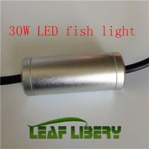 LED Underwater Fishing Drop Light Submersible Night Attracting Fishing DC12V 30W