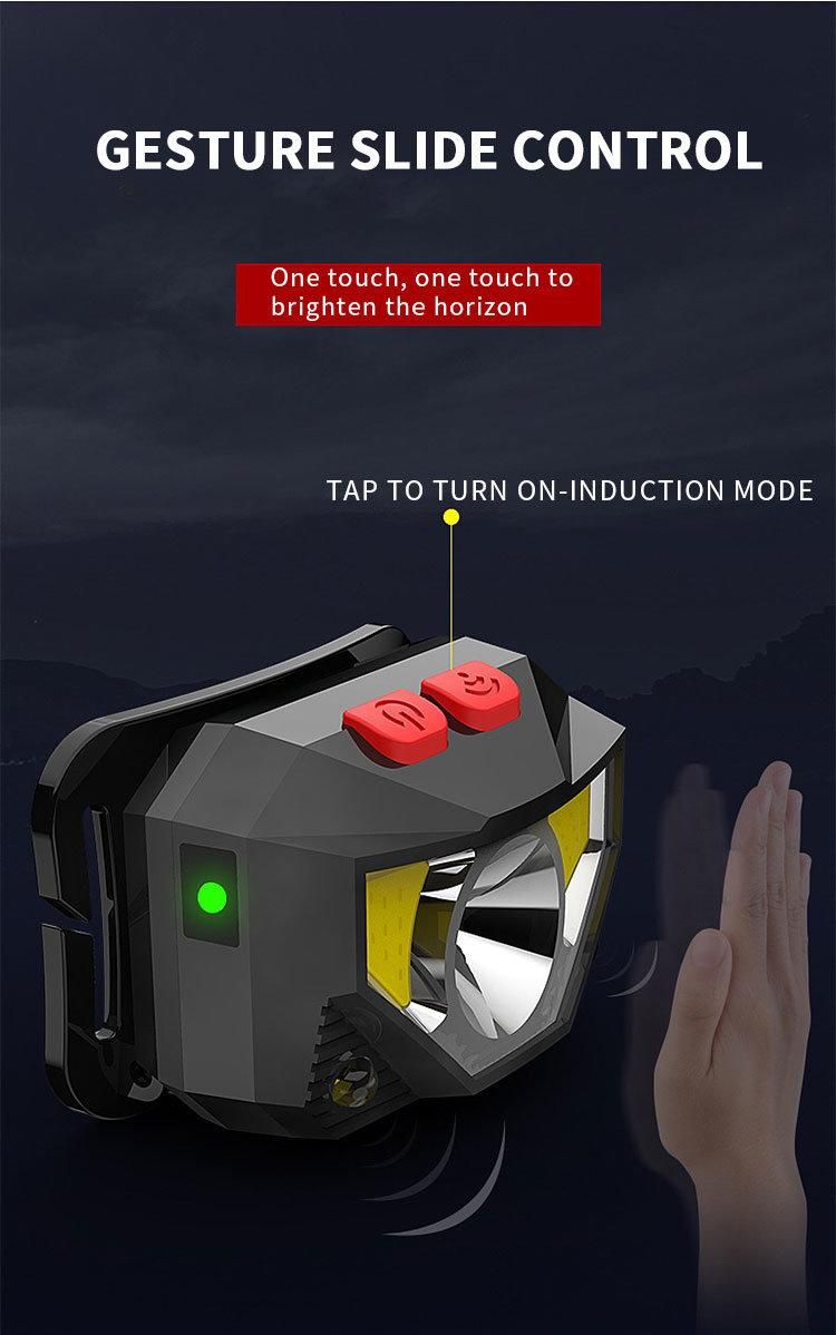 Hot Sell Car LED Hunting Headlight Flashlight Camping Portable Mini 18650 T6 12 Rechargeable USB LED Headlamp