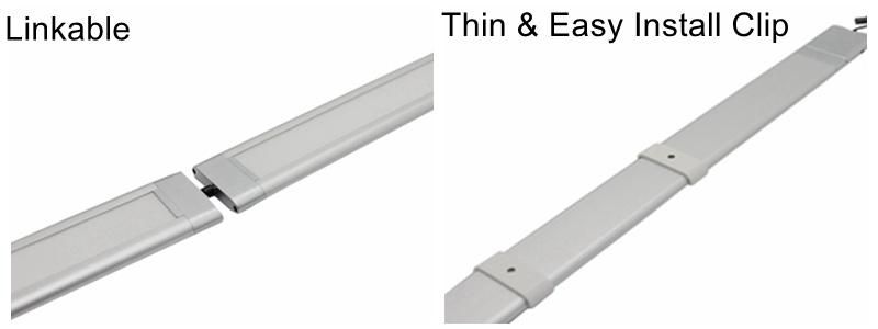 DC 12V Silm Aluminum Profile Hand Wave Door Motion Sensor LED Under Cabinet Light Bar