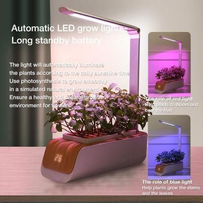 Smart Planter All in One Integrated Hydroponic Grow Light LED Lamp Garden