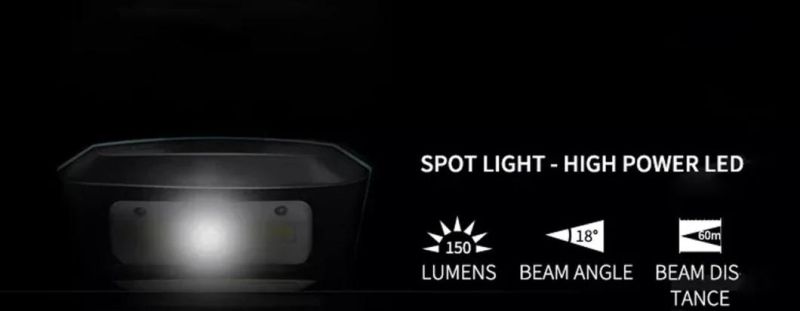 USB Rechargeable Waterproof LED Dual Light Source Hiking Hiking Camping Head Lamp Outdoor Night Fishing Running Sensor Strong Bald Lamp