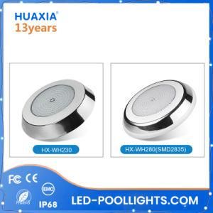 12V Huaxia Hot Sale Product 316ss RGB LED Swimming Pool Lamp 18W/24W/30W/35W/42W