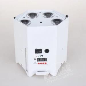 RGBWA 5in1 LED Wireless Battery PAR Light for Wedding Party