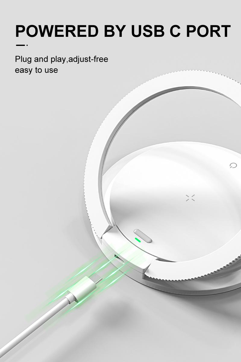Amazon Hot Sale Magnetic 15W Fast Portable Wireless Charger for Smart Mobile Phone Qi in Car