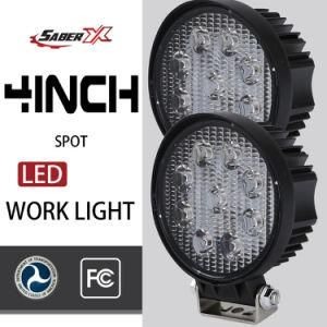 Waterproof 4 Inch 27W Spot LED Work Light