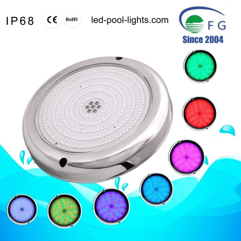 IP68 Waterproof Resin Filled 316ss RGB Remote Controlled LED Swimming Pool Light