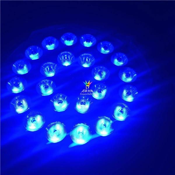 DMX 24PCS 18W 6in1 Rgbaw UV LED PAR 64 Light Disco Stage DJ Lighting