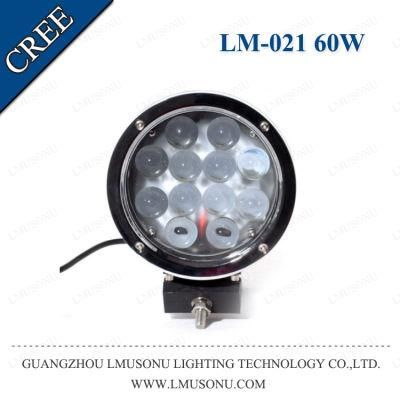 Auto Round 7&quot; Headlight 4X4 CREE Chip LED Working Lamp 60W