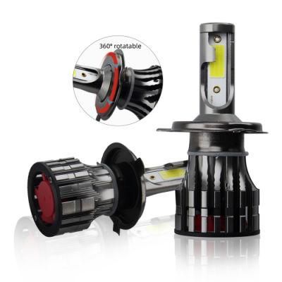 Auto LED Headlight Conversion Kits 8000lm 6500K 9005 9006 H11 H13 H4 Bright White H4 Car LED Headlight Bulbs