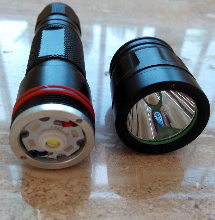 CREE T6 High Power Brightest Reflector LED Flashlight