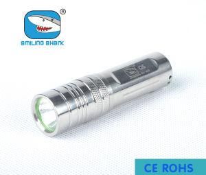 Super Mini High Light Torch Stainless Steel Flashlight