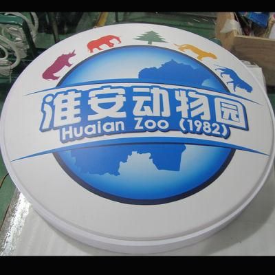 Reliable Wall Mounted Round Light Box Display