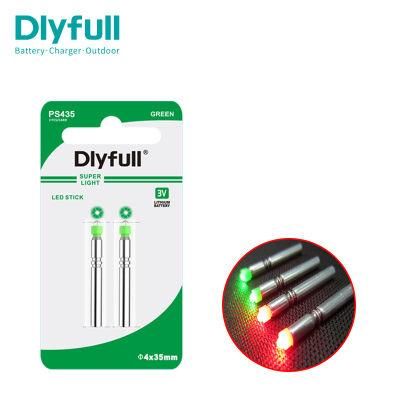 Dlyfull 3.0V Fishing Float LED Stick PS435 for Night Fishing or Archery