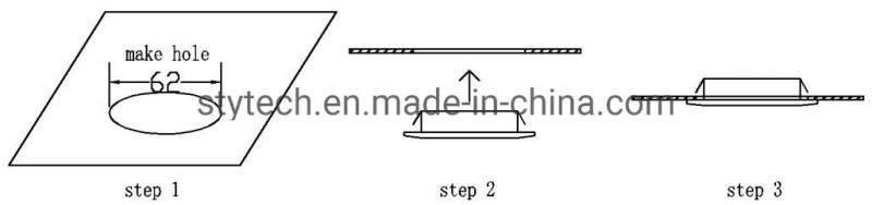 1W High Power Recessed LED Kitchen/Cabinet/Furniture Lighting