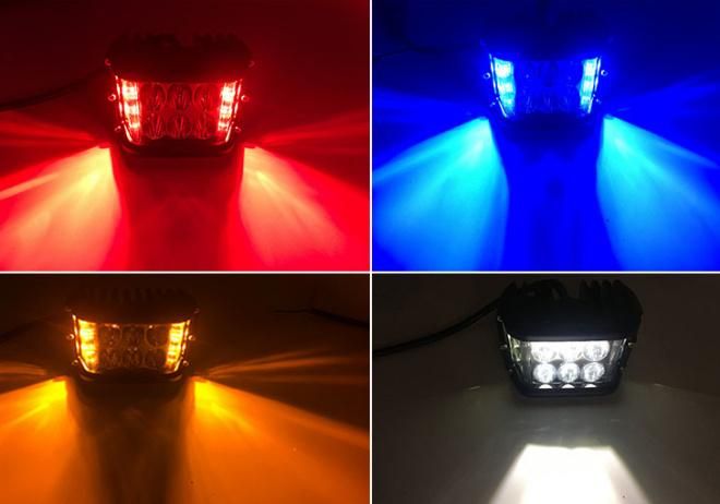 New Three-Sided Luminous 60W CREE LED Work Light LED Car Light Flashing Light Three-Sided Luminous Work Light Warning Light