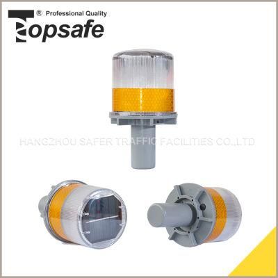 Yellow ABS Round Warning Light with Metal Bracket