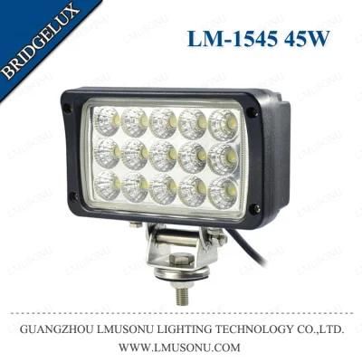 Square Auto LED Work Light 6 Inch 45W 6&prime;&prime; Black 6000K LED Work Lamps