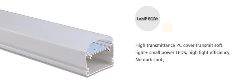 1.2m 42W CRI>80 IP66 Tri-Proof LED Linkable Light