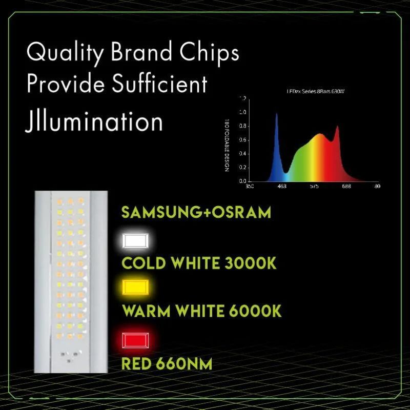600W LED Grow Light with UL Certification Service for Vertical Farming