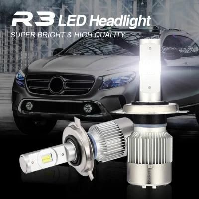 Focos LED R3 LED Car Headlight H4 50W Bombillo Luz LED LED H7 H1 H3 H8 H11 9005 9006 Auto Headlamp Fog Light Bulbs Car LED H7