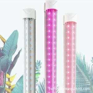 Linkable Double-Ended IP65 Red Color G13 PC T8 Tube 9W 18W LED SMD Grow Light Indoor Plants