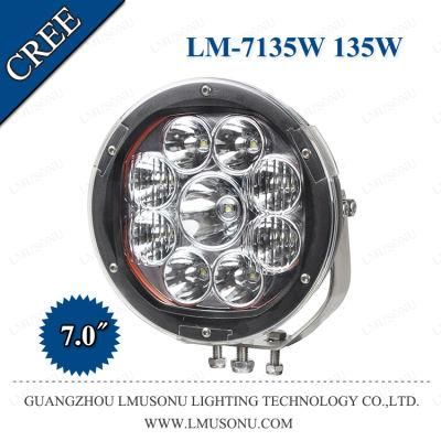 7.0 Inch 15W CREE Car Offroad Work LED Driving Light LED Auto Light 135W