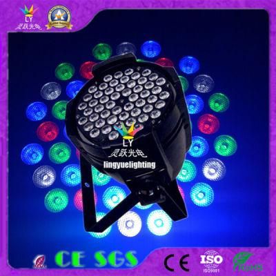 RGBW 54X3w DMX Super Bright LED PAR Can Stage Lighting