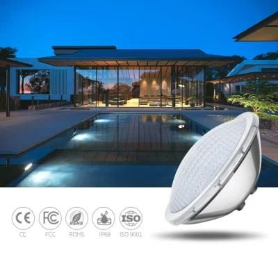 Stainless Steel LED Swimming Pool Light IP68 Waterproof 18W RGB Color