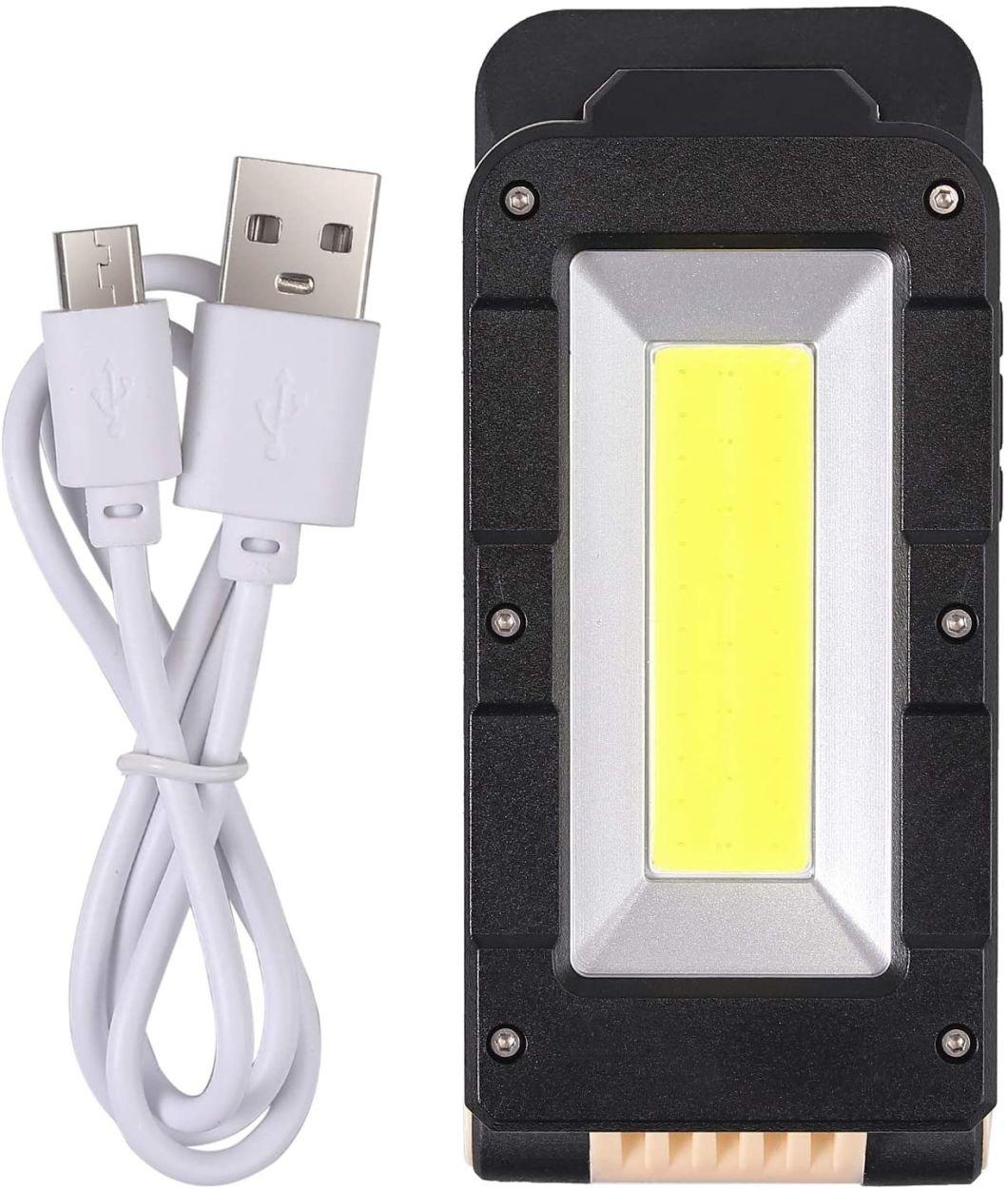 Rechargeable Multi-Functional Worklight Waterproof Folding Inspection Light COB LED Working Light with Magnet