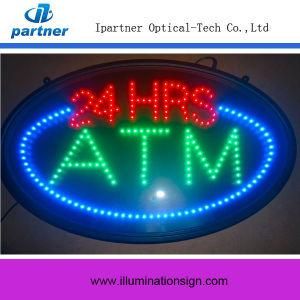 Custom Full Color Oval ATM LED Sign