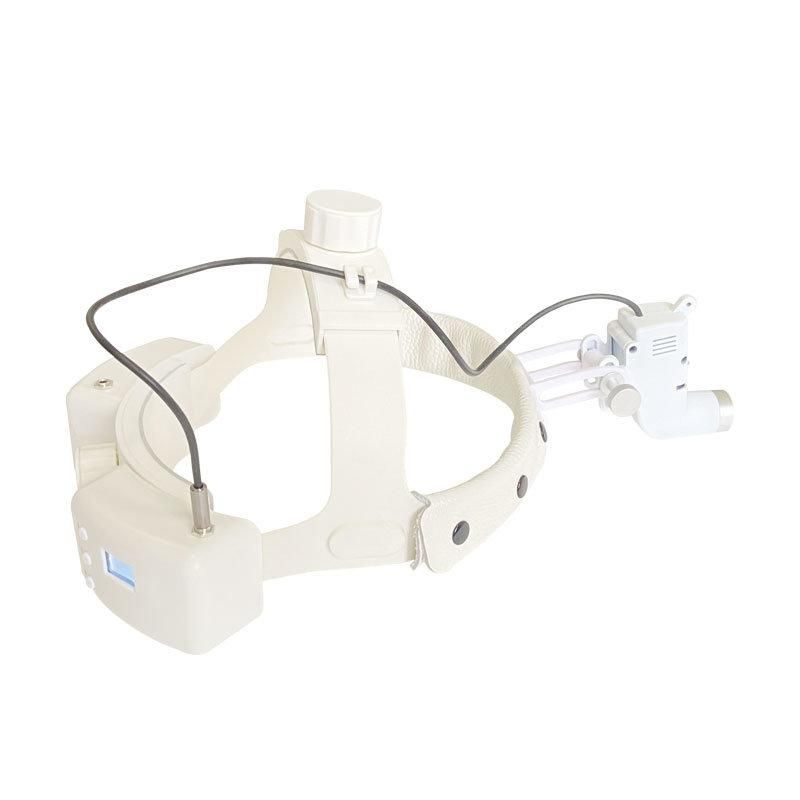 Ks-W02 Dual Rechargeable Batteries in White LED Surgical Headlight