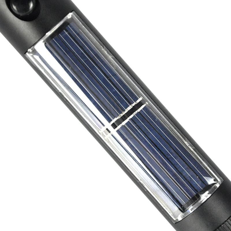 USB Rechargeable Solar Powered LED Flashlight