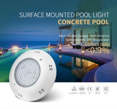 Switch Control Structure Waterproof LED Surface Mounted LED Swimming Pool Light