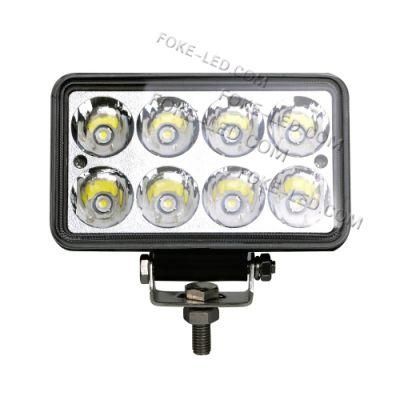 4X6 24W Spot Beam LED Fog Light Waterproof LED Headlight for Truck/Jeep