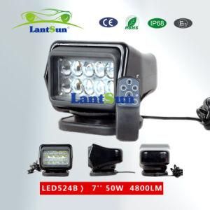 50W Spotlight LED Wireless Remote Control Search Light Offroad Light