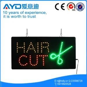 Hidly Rectangle Indoor Hair Cut LED Sign