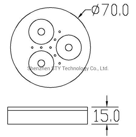 3W DC 12V/24V Surface Mounted Under LED Cabinet/Furniture/Wardrobe Lighting