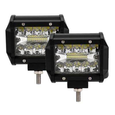 4X4 Offroad 4 Inch 60W Tri Row Combo Beam LED Truck Work Lights