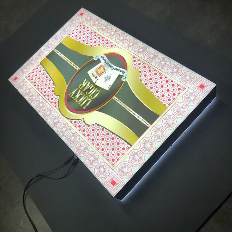 Customized Advertising 3D Vacuum Forming Plastic LED Lighting Box